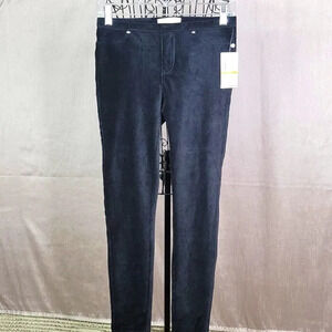 MICHAEL KORS Black Straight‎ Leg Velveteen Like Pants